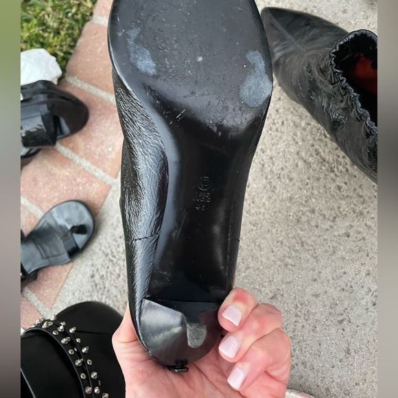 3.1 PHILLIP LIM, Leather Blitz Kitten Booties - Picture 8 of 8